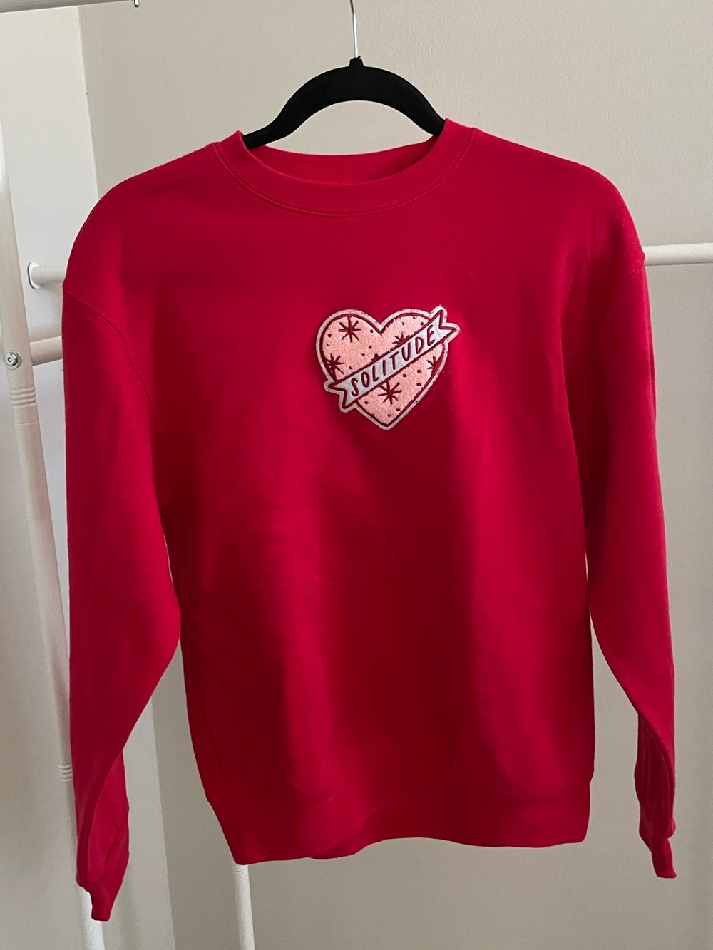 Vintage Hanes Sweatshirt with Stay at Home Club Patch - Size Medium
